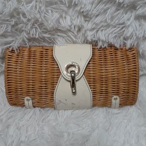 Kate Spade Straw Clutch